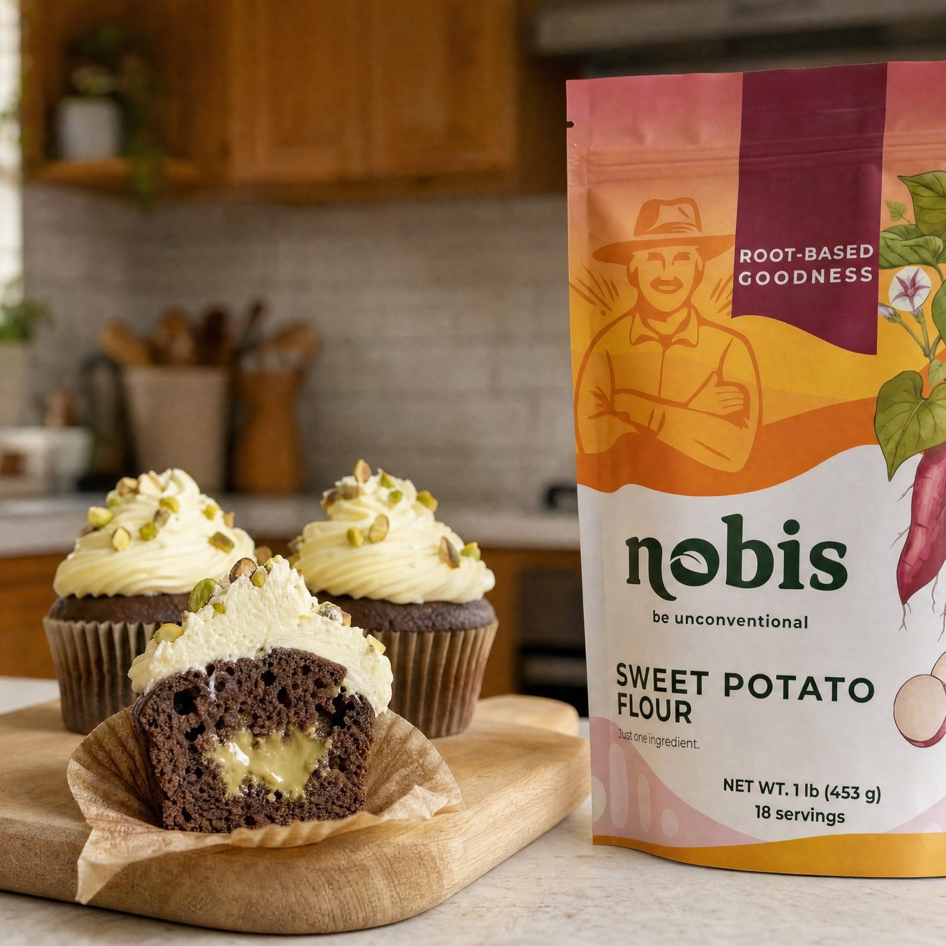 Pistachio cupcakes 3