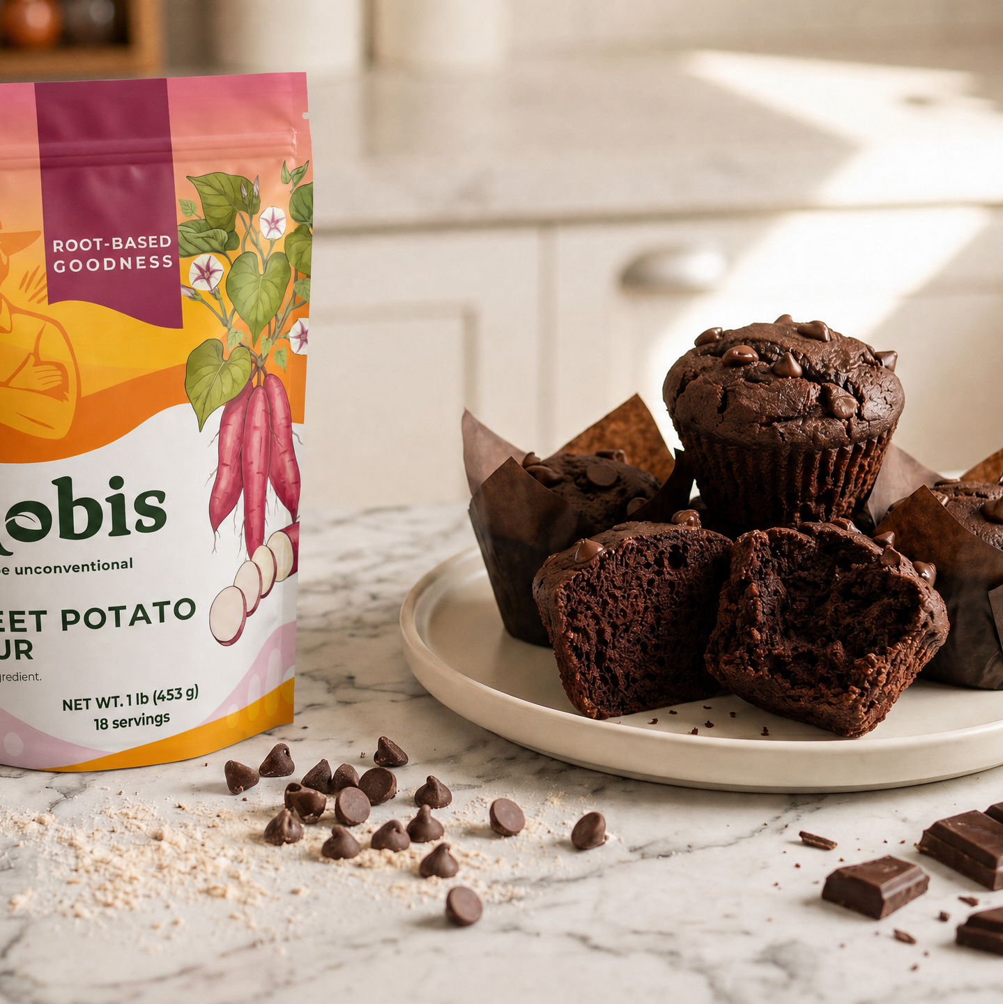 choc muffin US package