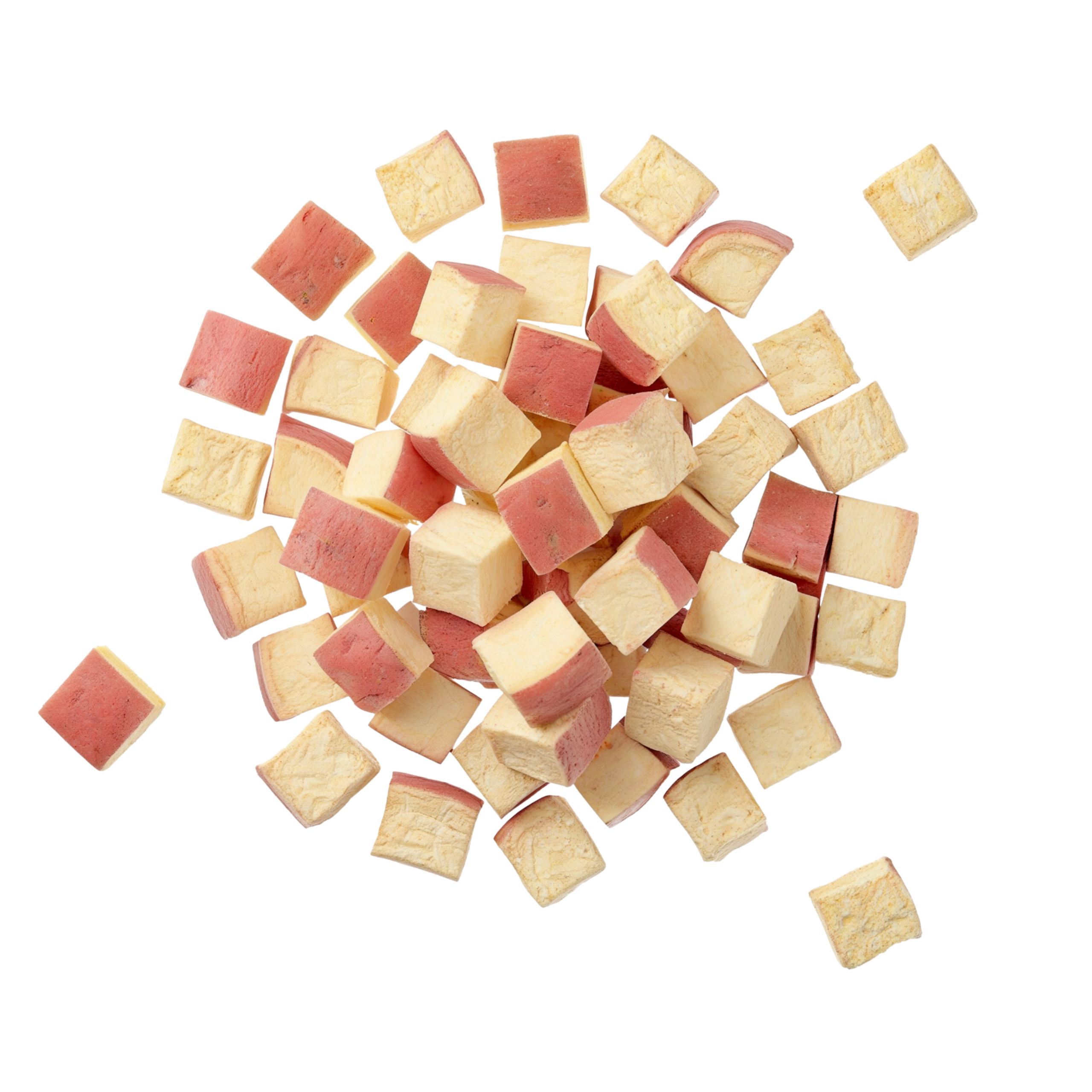 Dried sweet potato pieces