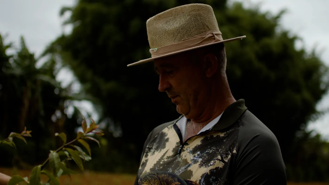 Vilmar, a small farmer in Paraná